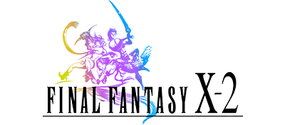 Final Fantasy X-2 title screen for Playstation 2